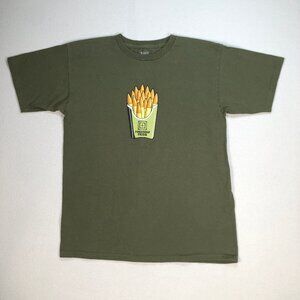5.11 Tactical T-Shirt Mens M Military Green Freedom Fries 100% Cotton Bullet USA